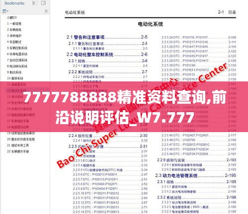 7777788888精准资料查询,前沿说明评估_W7.777