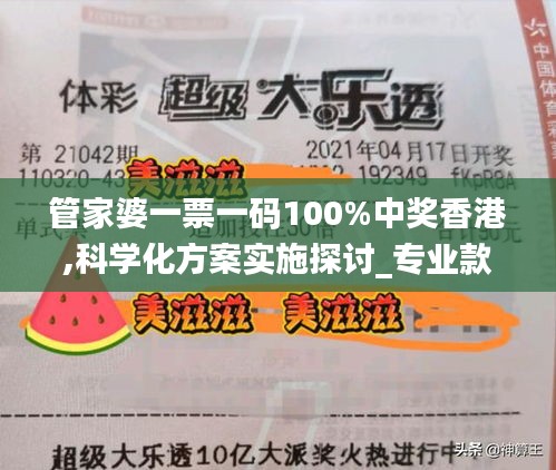 管家婆一票一码100%中奖香港,科学化方案实施探讨_专业款13.253