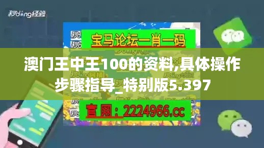 澳门王中王100的资料,具体操作步骤指导_特别版5.397