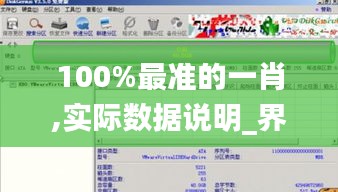 100%最准的一肖,实际数据说明_界面版1.792